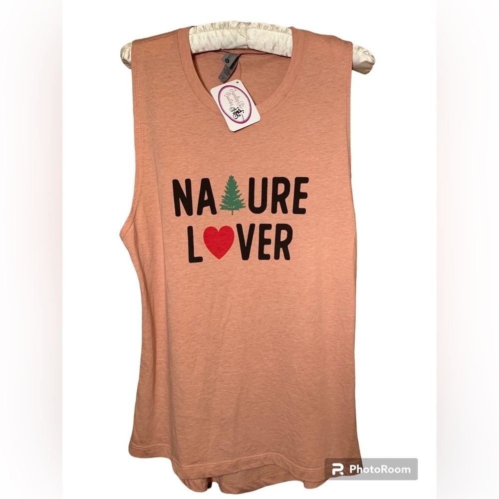 NWT Next Level apparel size medium nature lover tank top